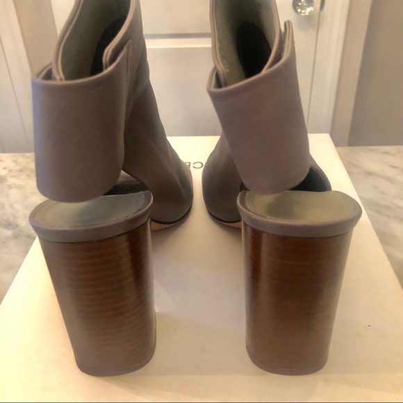VINCE Faye Peep-toe Cutout Booties - Picture 5 of 8